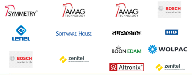 access control systems partner logos