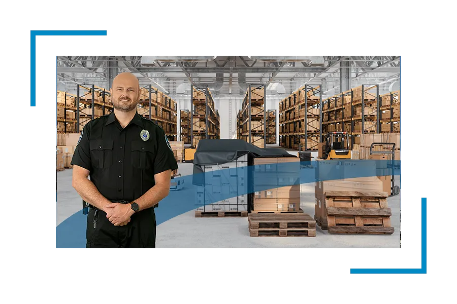 Allied Universal Security guard in uniform