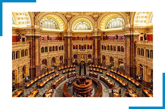 Inside view of a government building